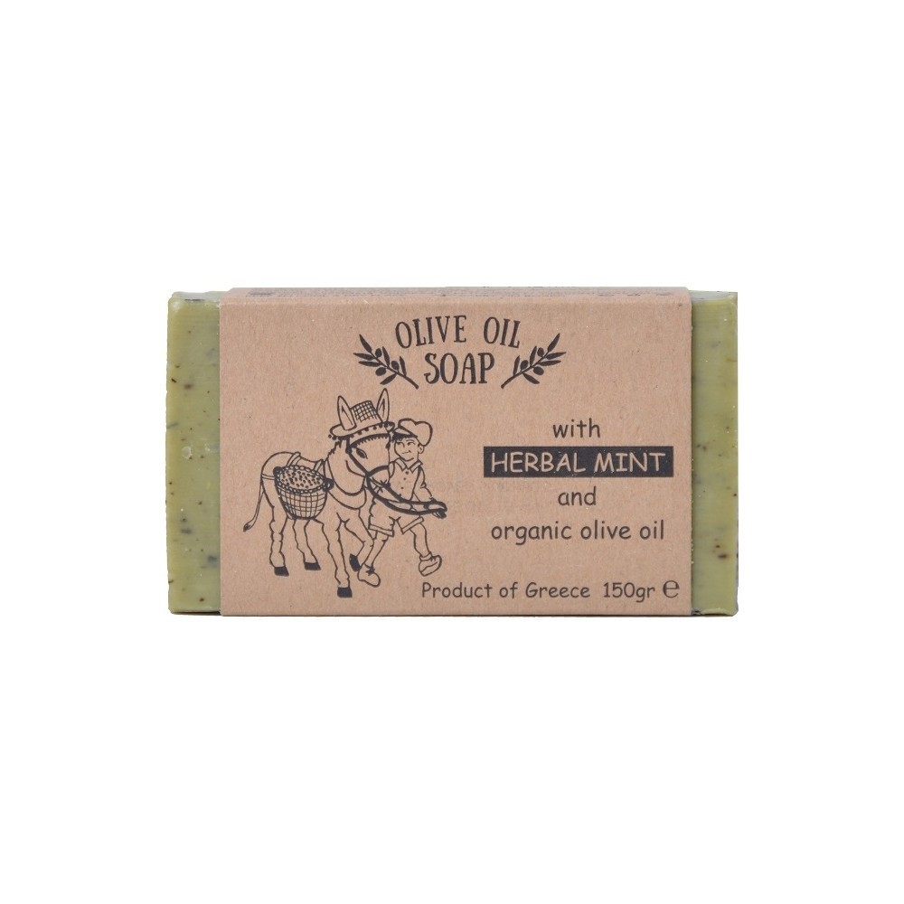 Olive oil soap with herbal mint