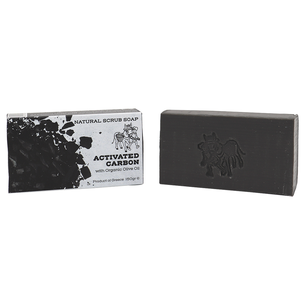 New Natrual Scrub Activated Carbon soap
