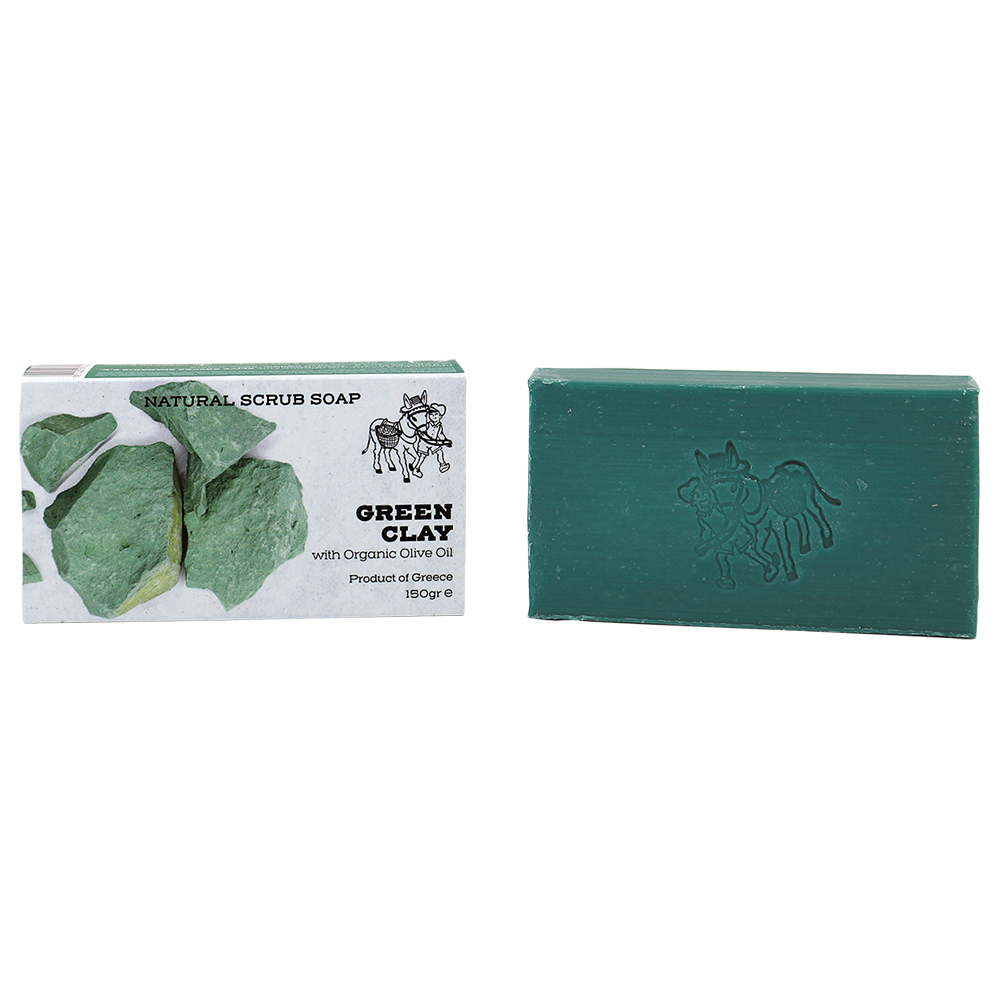 New Natrual Scrub Green Clay soap
