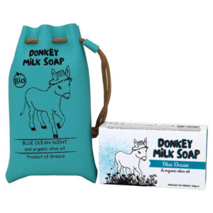 New Pouch Donkey Milk Soap Blue Ocean