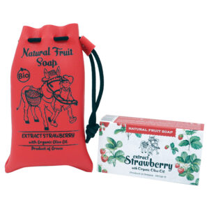 New Pouch Extract Fruit Soap Strawberry